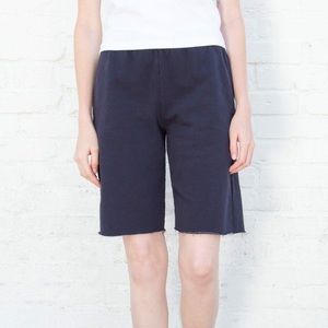 Brandy Melville Rosa Sweatshorts, navy NWOT